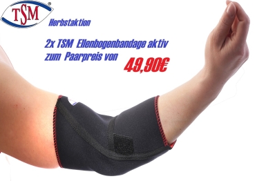 2116-2 TSM Ellenbogenbandage aktiv im Paar!